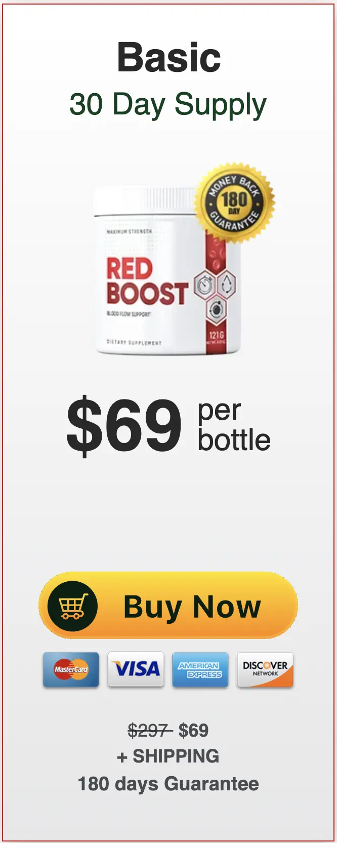 Red Boost Buy One Bottle